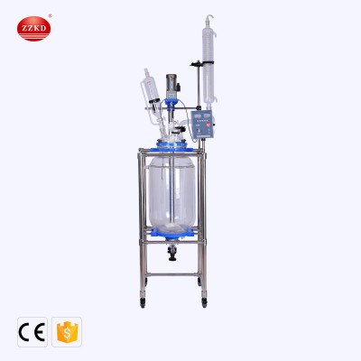 50L New Glass Reactor Jacketed